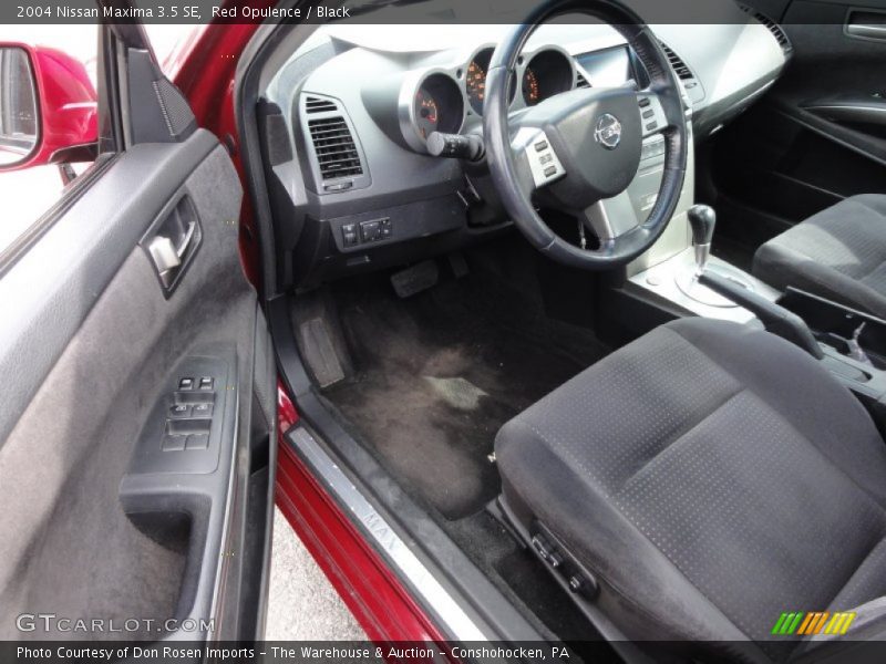 Red Opulence / Black 2004 Nissan Maxima 3.5 SE