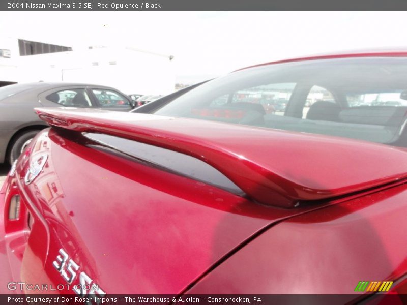 Red Opulence / Black 2004 Nissan Maxima 3.5 SE