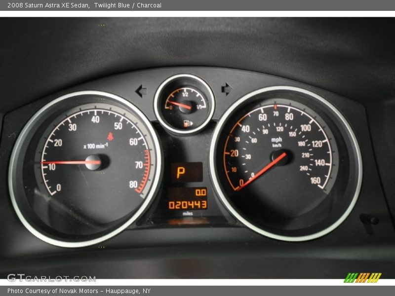 Twilight Blue / Charcoal 2008 Saturn Astra XE Sedan