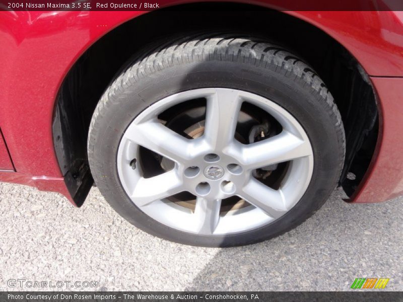 Red Opulence / Black 2004 Nissan Maxima 3.5 SE