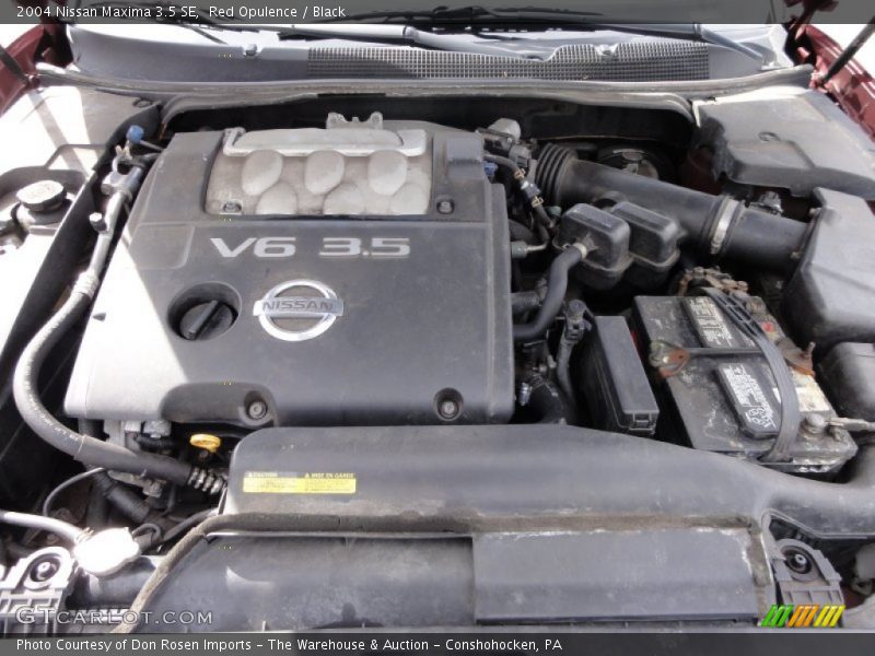 Red Opulence / Black 2004 Nissan Maxima 3.5 SE