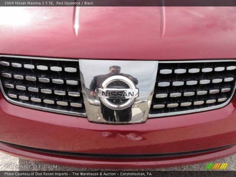 Red Opulence / Black 2004 Nissan Maxima 3.5 SE