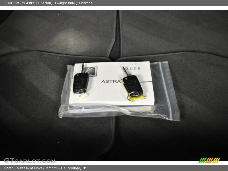 Twilight Blue / Charcoal 2008 Saturn Astra XE Sedan