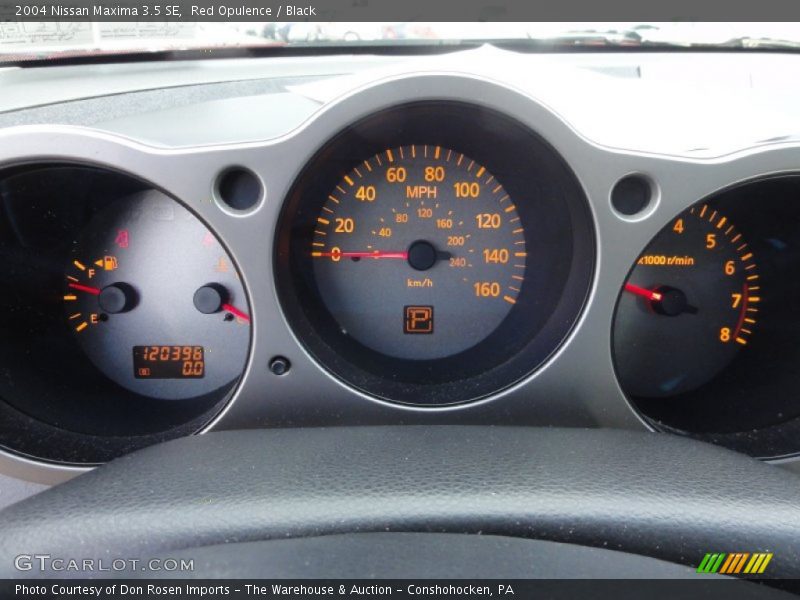Red Opulence / Black 2004 Nissan Maxima 3.5 SE