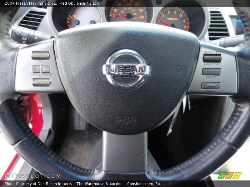 Red Opulence / Black 2004 Nissan Maxima 3.5 SE