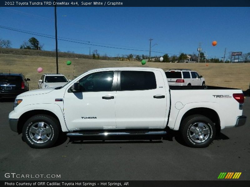 Super White / Graphite 2012 Toyota Tundra TRD CrewMax 4x4