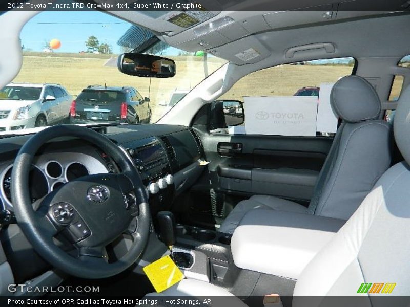 Super White / Graphite 2012 Toyota Tundra TRD CrewMax 4x4