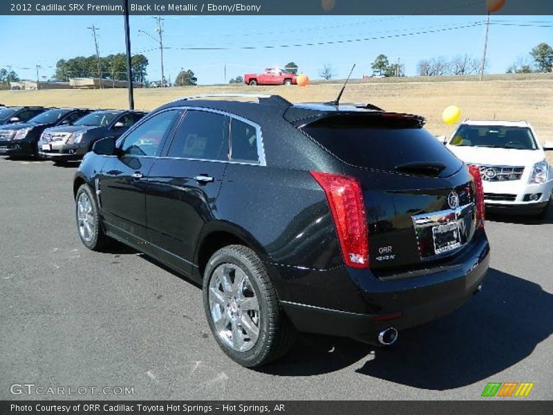 Black Ice Metallic / Ebony/Ebony 2012 Cadillac SRX Premium