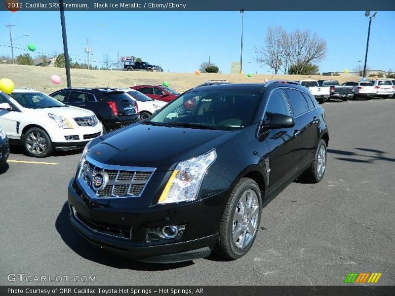 Black Ice Metallic / Ebony/Ebony 2012 Cadillac SRX Premium