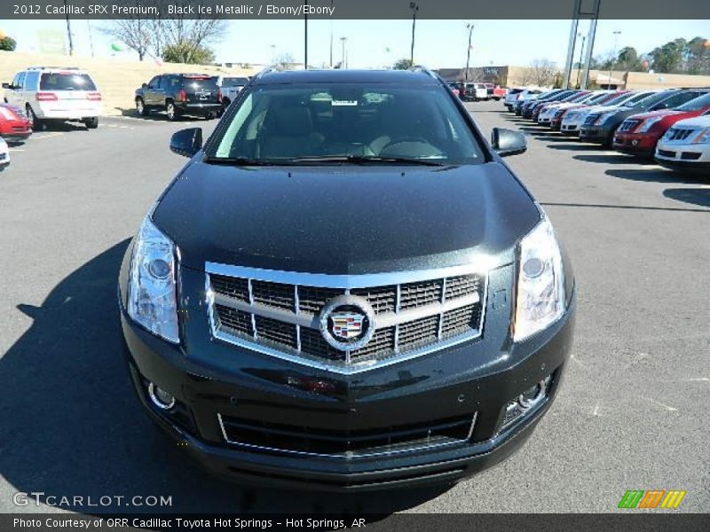 Black Ice Metallic / Ebony/Ebony 2012 Cadillac SRX Premium