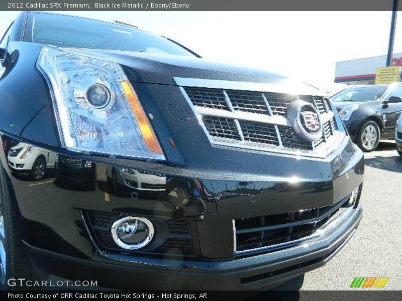 Black Ice Metallic / Ebony/Ebony 2012 Cadillac SRX Premium