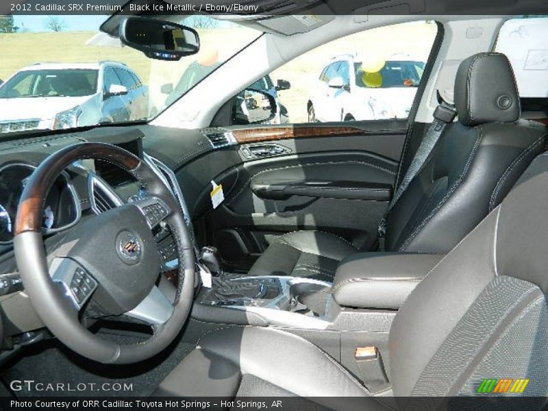 Black Ice Metallic / Ebony/Ebony 2012 Cadillac SRX Premium