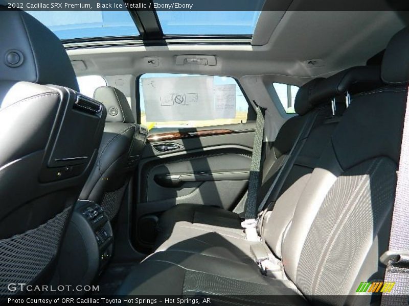 Black Ice Metallic / Ebony/Ebony 2012 Cadillac SRX Premium