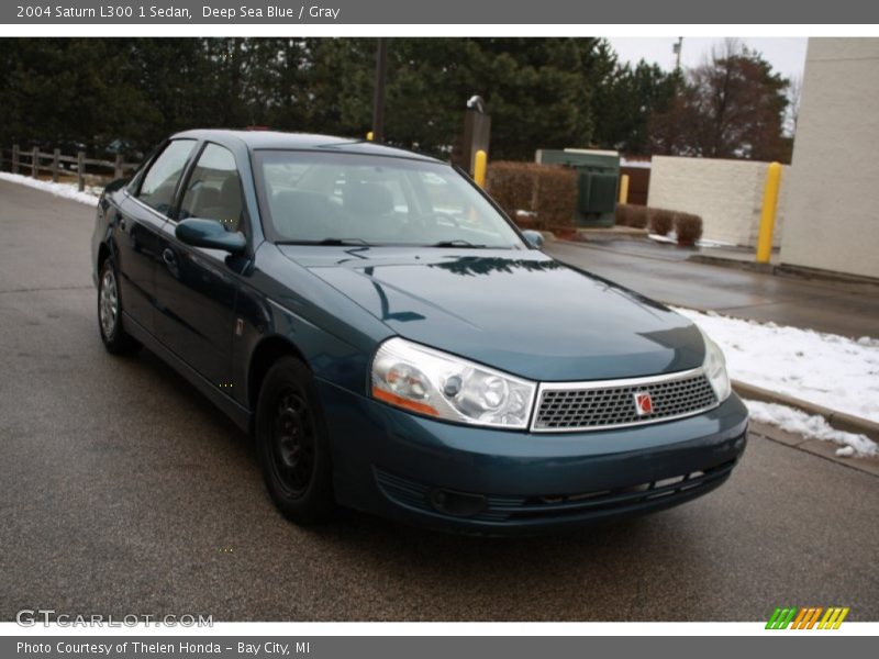 Deep Sea Blue / Gray 2004 Saturn L300 1 Sedan