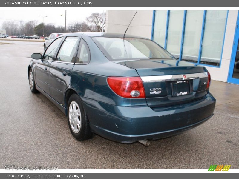 Deep Sea Blue / Gray 2004 Saturn L300 1 Sedan