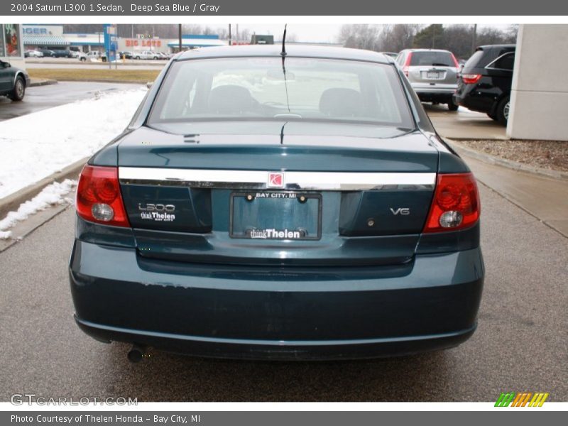 Deep Sea Blue / Gray 2004 Saturn L300 1 Sedan