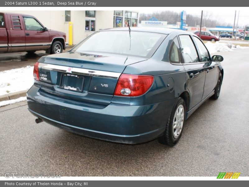 Deep Sea Blue / Gray 2004 Saturn L300 1 Sedan