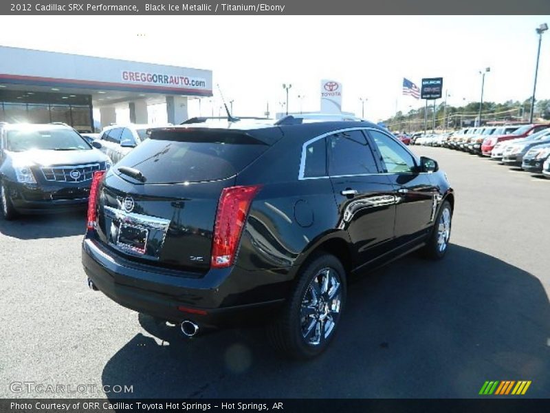 Black Ice Metallic / Titanium/Ebony 2012 Cadillac SRX Performance