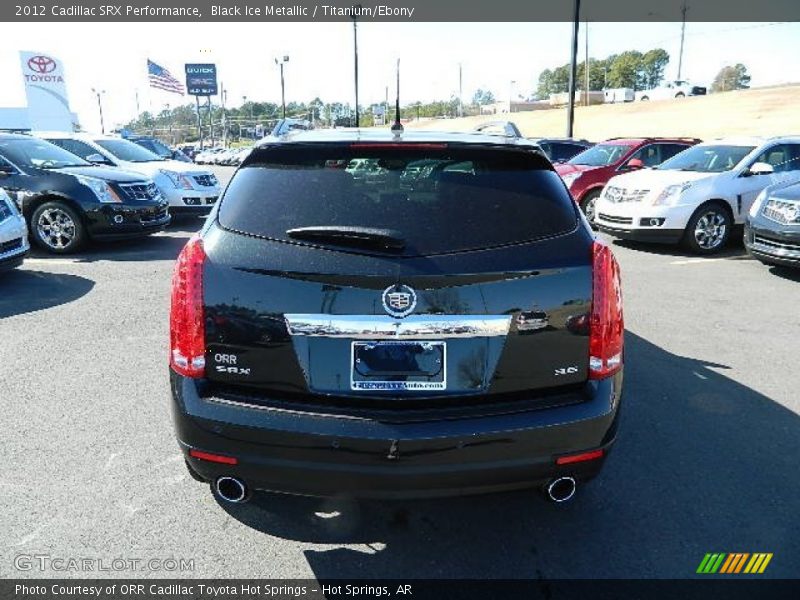 Black Ice Metallic / Titanium/Ebony 2012 Cadillac SRX Performance