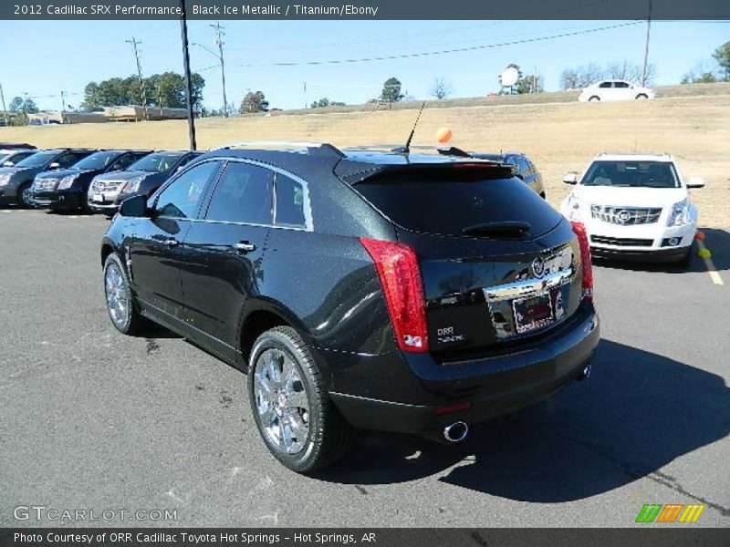 Black Ice Metallic / Titanium/Ebony 2012 Cadillac SRX Performance