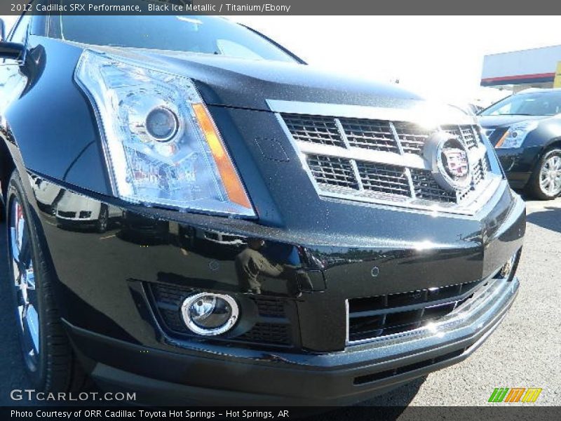 Black Ice Metallic / Titanium/Ebony 2012 Cadillac SRX Performance