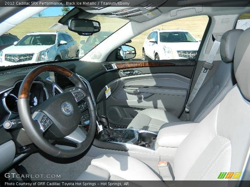Black Ice Metallic / Titanium/Ebony 2012 Cadillac SRX Performance