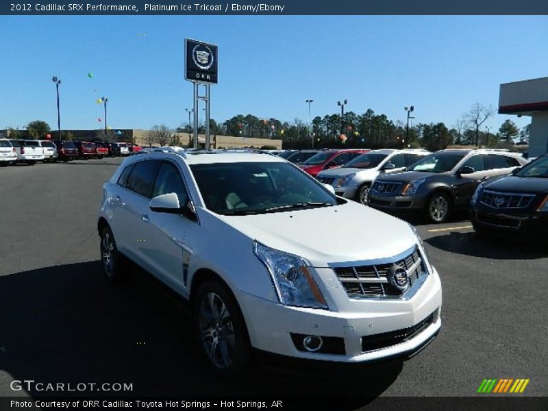 Platinum Ice Tricoat / Ebony/Ebony 2012 Cadillac SRX Performance