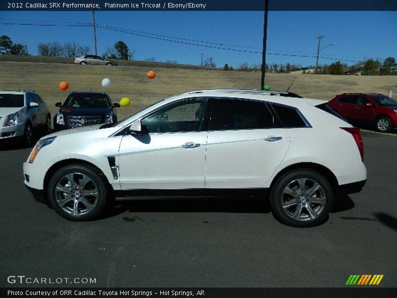 Platinum Ice Tricoat / Ebony/Ebony 2012 Cadillac SRX Performance