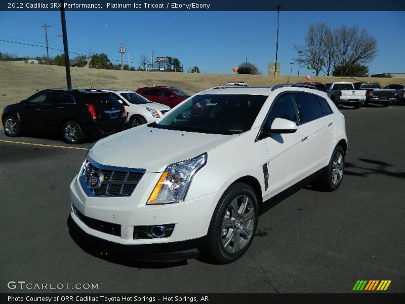 Platinum Ice Tricoat / Ebony/Ebony 2012 Cadillac SRX Performance