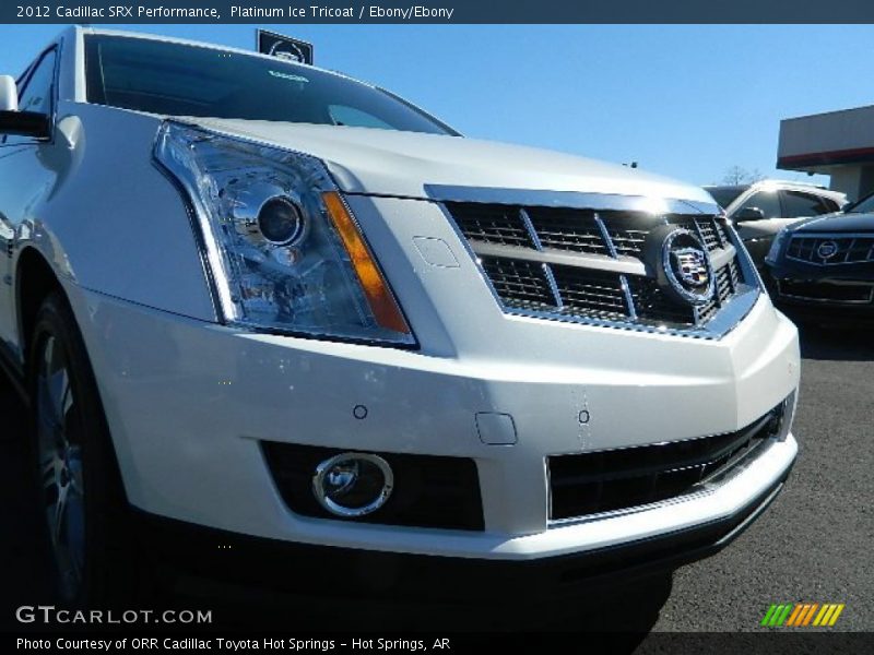 Platinum Ice Tricoat / Ebony/Ebony 2012 Cadillac SRX Performance