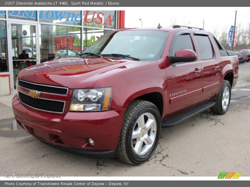 Sport Red Metallic / Ebony 2007 Chevrolet Avalanche LT 4WD