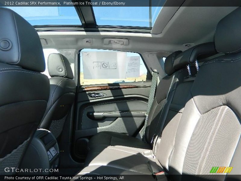 Platinum Ice Tricoat / Ebony/Ebony 2012 Cadillac SRX Performance