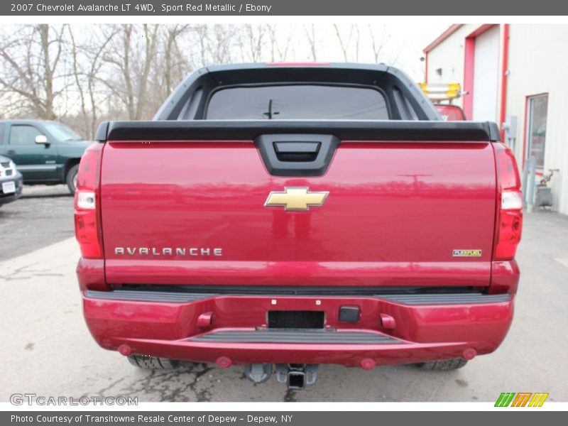 Sport Red Metallic / Ebony 2007 Chevrolet Avalanche LT 4WD