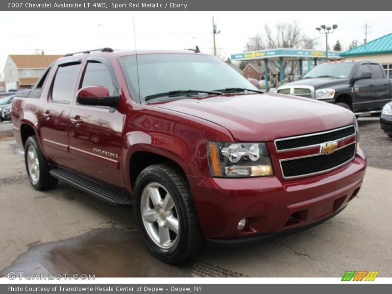Sport Red Metallic / Ebony 2007 Chevrolet Avalanche LT 4WD