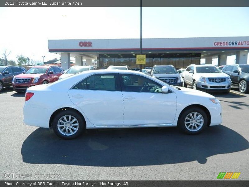 Super White / Ash 2012 Toyota Camry LE