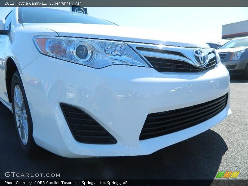 Super White / Ash 2012 Toyota Camry LE