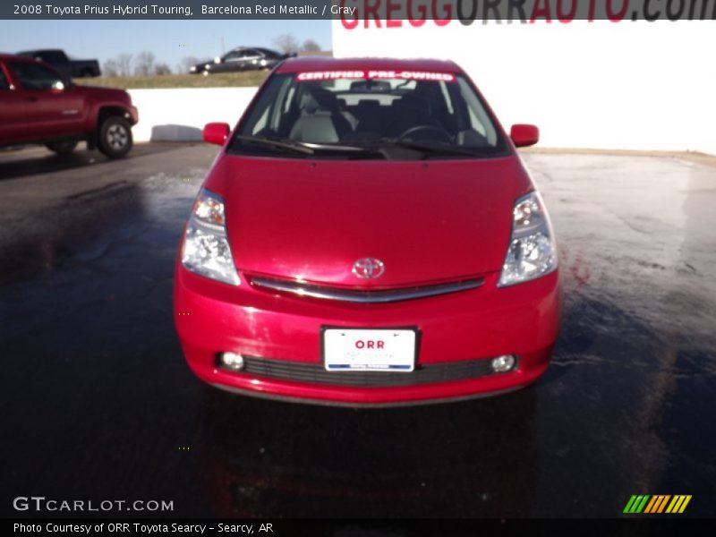 Barcelona Red Metallic / Gray 2008 Toyota Prius Hybrid Touring