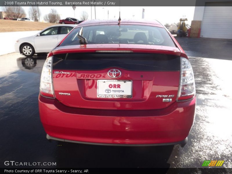 Barcelona Red Metallic / Gray 2008 Toyota Prius Hybrid Touring