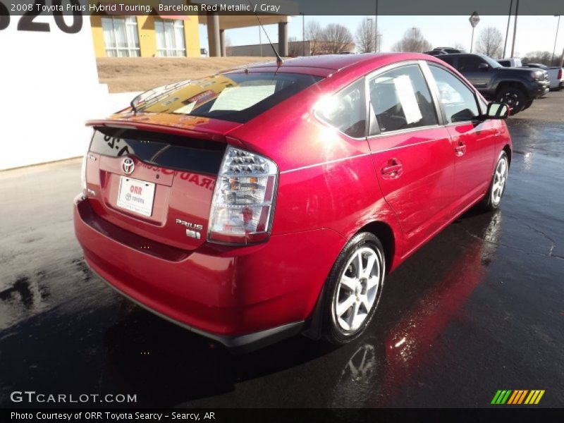 Barcelona Red Metallic / Gray 2008 Toyota Prius Hybrid Touring