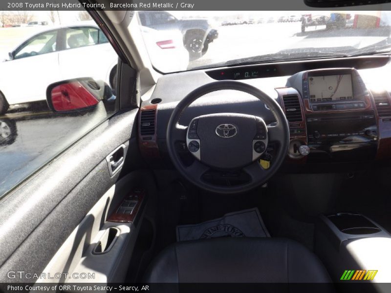 Barcelona Red Metallic / Gray 2008 Toyota Prius Hybrid Touring