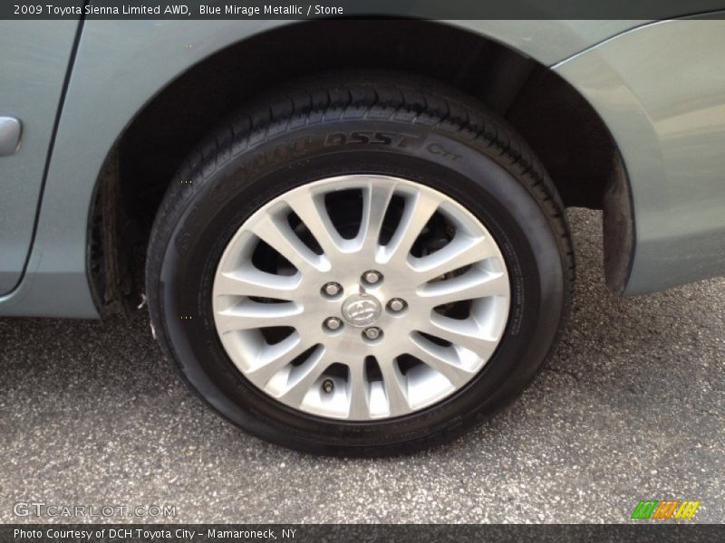 Blue Mirage Metallic / Stone 2009 Toyota Sienna Limited AWD
