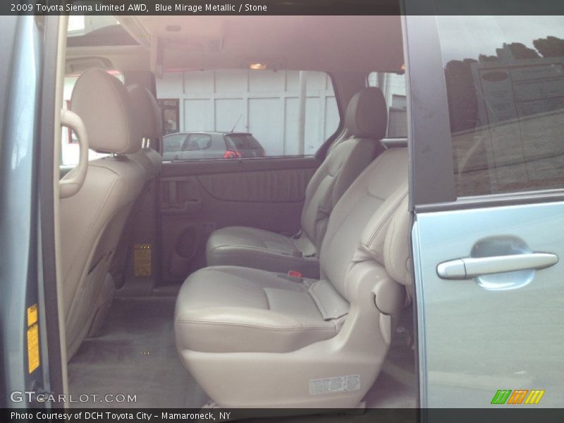 Blue Mirage Metallic / Stone 2009 Toyota Sienna Limited AWD