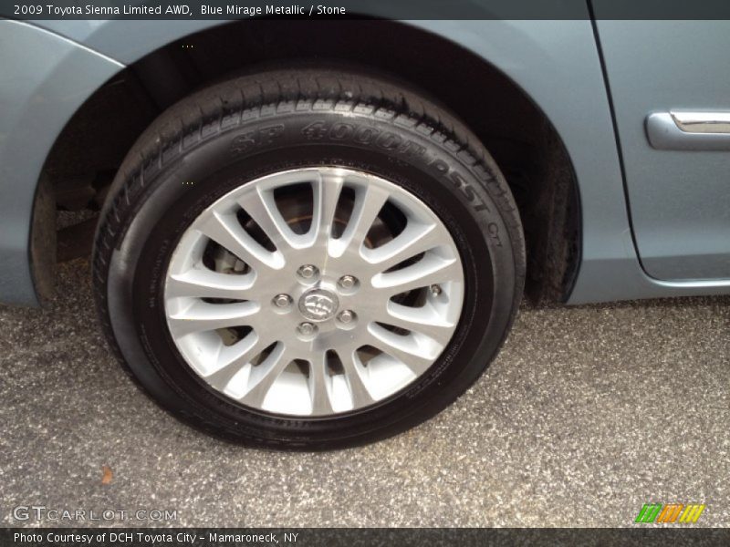 Blue Mirage Metallic / Stone 2009 Toyota Sienna Limited AWD
