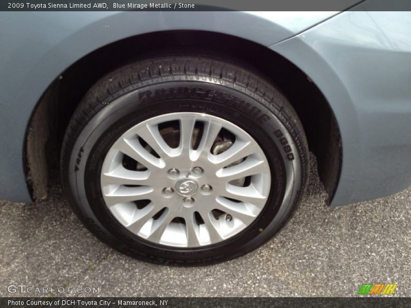 Blue Mirage Metallic / Stone 2009 Toyota Sienna Limited AWD