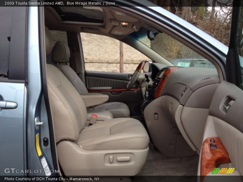 Blue Mirage Metallic / Stone 2009 Toyota Sienna Limited AWD