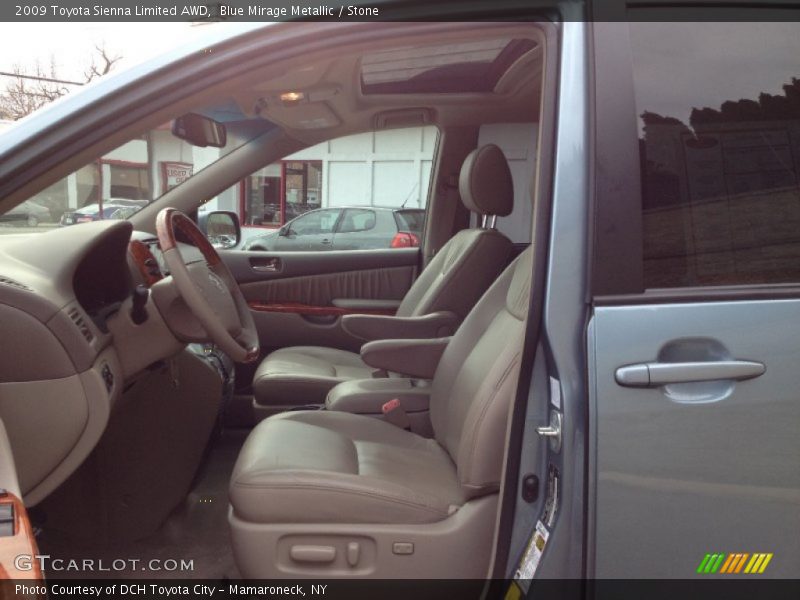 Blue Mirage Metallic / Stone 2009 Toyota Sienna Limited AWD