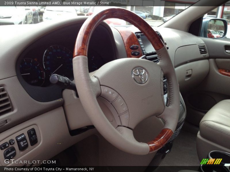 Blue Mirage Metallic / Stone 2009 Toyota Sienna Limited AWD