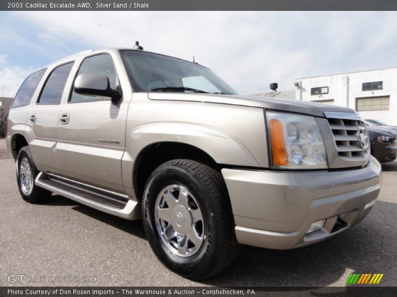 Silver Sand / Shale 2003 Cadillac Escalade AWD