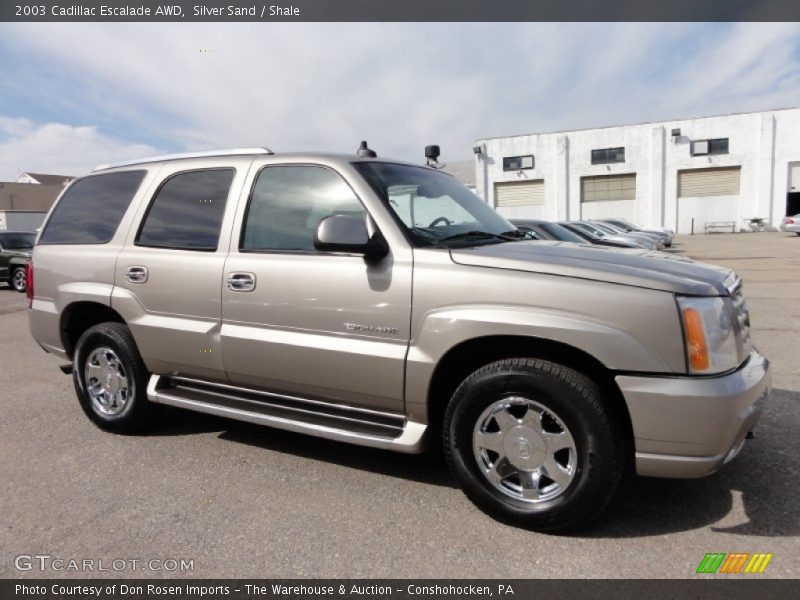 Silver Sand / Shale 2003 Cadillac Escalade AWD