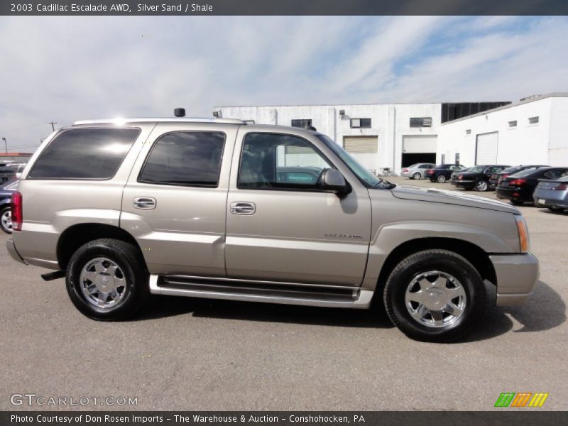 Silver Sand / Shale 2003 Cadillac Escalade AWD